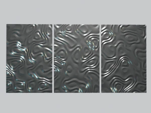 3D-MODEL VAN EEN DECORATIEF WANDPANEEL VOOR EEN CNC-FREESMACHINE 3D printmodel