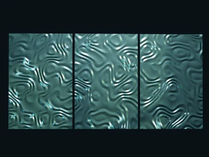 3D MODEL OF A DECORATIVE WALL PANEL FOR A CNC MILLING MACHINE 3D Print Model