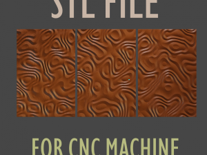 3D MODEL OF A DECORATIVE WALL PANEL FOR A CNC MILLING MACHINE 3D Print Model
