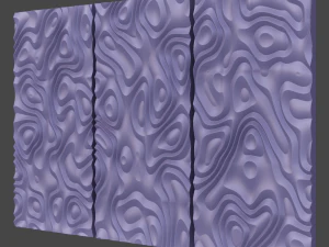 3D MODEL OF A DECORATIVE WALL PANEL FOR A CNC MILLING MACHINE 3D Print Model