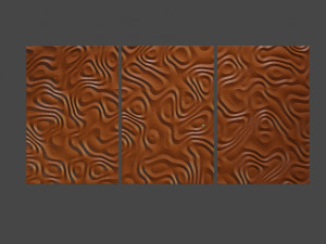 3D MODEL OF A DECORATIVE WALL PANEL FOR A CNC MILLING MACHINE 3D Print Model