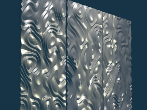 3D MODEL OF A DECORATIVE WALL PANEL FOR A CNC MILLING MACHINE 3D Print Model