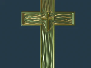 WALL CROSS 1 - CNC VE 3D YAZICI İ&Ccedil;İN 3D MODEL STL DOSYALARIİNDİR 3D Baskı Modeli