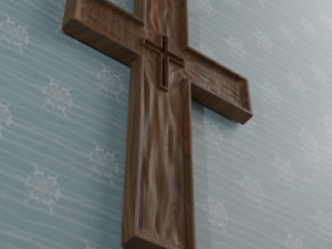 WALL CROSS 1 - 3D MODEL STL- FILES FOR CNC AND 3D PRINTERDOWNLOAD 3D Print Model