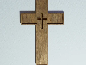 WALL CROSS 2 - 3D MODEL STL- FILES FOR CNC AND 3D PRINTERDOWNLOAD 3D Print Model