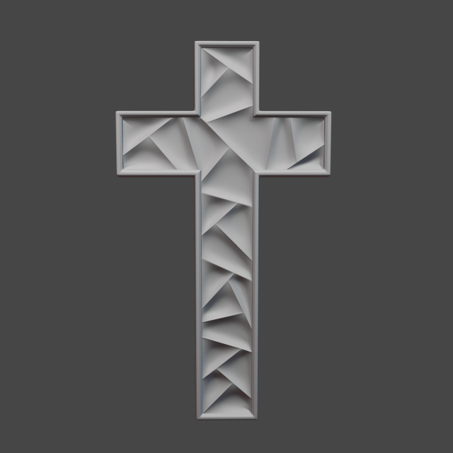 WALL CROSS 5 - 3D MODEL STL- FILES FOR CNC AND 3D PRINTER DOWNLOAD 3D Baskı Modeli .c4d .max .obj .3ds .fbx .stl .blend 