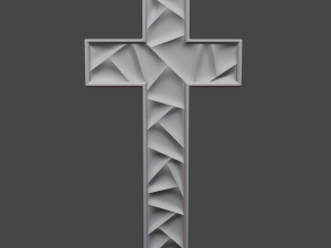 WALL CROSS 5 - 3D MODEL STL- FILES FOR CNC AND 3D PRINTER DOWNLOAD 3D प्रिंट मॉडल