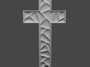 WALL CROSS 5 - CNC VE 3D YAZICI İNDİRME İ&Ccedil;İN 3D MODEL STL DOSYALARI 3D Baskı Modeli