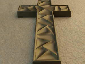 WALL CROSS 5 - 3D MODEL STL- FILES FOR CNC AND 3D PRINTER DOWNLOAD 3D Print Model