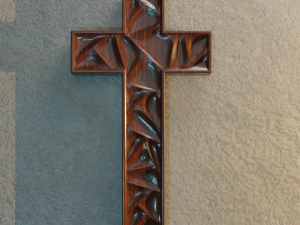 WALL CROSS 5 - 3D MODEL STL- FILES FOR CNC AND 3D PRINTER DOWNLOAD 3D Baskı Modeli