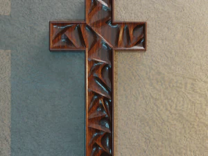WALL CROSS 5 - 3D MODEL STL- FILES FOR CNC AND 3D PRINTER DOWNLOAD 3D Print Model