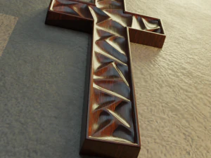 WALL CROSS 5 - 3D MODEL STL- FILES FOR CNC AND 3D PRINTER DOWNLOAD 3D Print Model