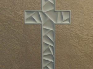 WALL CROSS 5 - 3D MODEL STL- FILES FOR CNC AND 3D PRINTER DOWNLOAD 3D Print Model