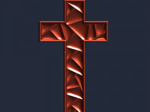 WALL CROSS 5 - 3D MODEL STL- FILES FOR CNC AND 3D PRINTER DOWNLOAD 3D Print Model