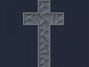 WALL CROSS 5 - 3D MODEL STL- FILES FOR CNC AND 3D PRINTER DOWNLOAD 3D Baskı Modeli