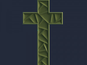 WALL CROSS 5 - 3D MODEL STL- FILES FOR CNC AND 3D PRINTER DOWNLOAD 3D Baskı Modeli
