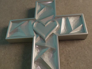 WALL CROSS 7 - 3D MODEL STL- FILES FOR CNC AND 3D PRINTER DOWNLOAD 3D Print Model