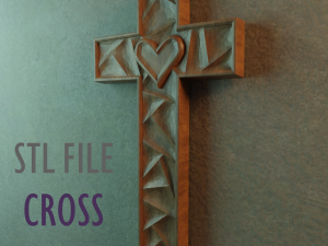 WALL CROSS 7 - 3D MODEL STL- FILES FOR CNC AND 3D PRINTER DOWNLOAD 3D Принт Модель