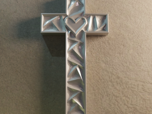 WALL CROSS 7 - 3D MODEL STL- FILES FOR CNC AND 3D PRINTER DOWNLOAD 3D Принт Модель