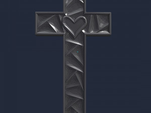 WALL CROSS 7 - 3D MODEL STL- FILES FOR CNC AND 3D PRINTER DOWNLOAD 3D Принт Модель