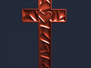 WALL CROSS 7 - 3D MODEL STL- FILES FOR CNC AND 3D PRINTER DOWNLOAD 3D Принт Модель