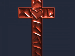 WALL CROSS 7 - 3D MODEL STL- FILES FOR CNC AND 3D PRINTER DOWNLOAD 3D Print Model