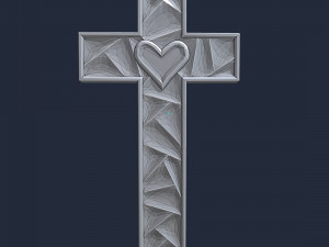 WALL CROSS 7 - 3D MODEL STL- FILES FOR CNC AND 3D PRINTER DOWNLOAD 3D Принт Модель