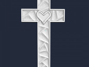 WALL CROSS 7 - 3D MODEL STL- FILES FOR CNC AND 3D PRINTER DOWNLOAD 3D Принт Модель