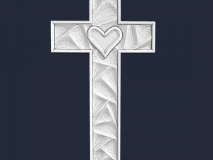WALL CROSS 7 - 3D MODEL STL- FILES FOR CNC AND 3D PRINTER DOWNLOAD 3D Print Model