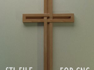 WALL CROSS 7 - 3D MODEL STL- FILES FOR CNC AND 3D PRINTER DOWNLOAD Modèles 3D en vedette