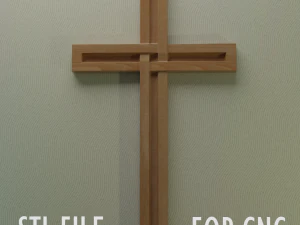 WALL CROSS 7 - 3D MODEL STL- FILES FOR CNC AND 3D PRINTER DOWNLOAD 3D Print Model