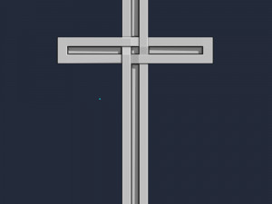 WALL CROSS 7 - 3D MODEL STL- FILES FOR CNC AND 3D PRINTER DOWNLOAD Modèles 3D en vedette
