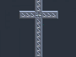 WALL CROSS 6 - 3D MODEL STL- FILES FOR CNC AND 3D PRINTER DOWNLOAD 3D Print Model