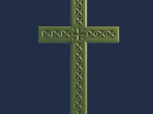 WALL CROSS 6 - 3D MODEL STL- FILES FOR CNC AND 3D PRINTER DOWNLOAD 3D Print Model