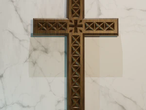 WALL CROSS 6 - 3D MODEL STL- FILES FOR CNC AND 3D PRINTER DOWNLOAD 3D Print Model