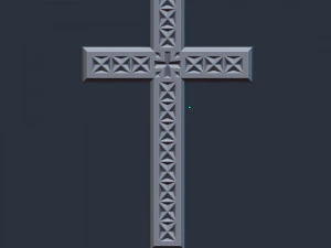 WALL CROSS 6 - 3D MODEL STL- FILES FOR CNC AND 3D PRINTER DOWNLOAD 3D Print Model