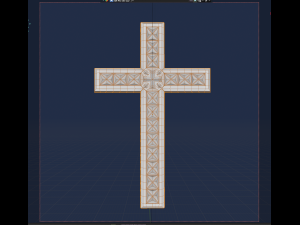 WALL CROSS 6 - 3D MODEL STL- FILES FOR CNC AND 3D PRINTER DOWNLOAD 3D Print Model