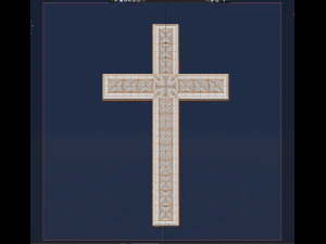 WALL CROSS 6 - 3D MODEL STL- FILES FOR CNC AND 3D PRINTER DOWNLOAD 3D Print Model