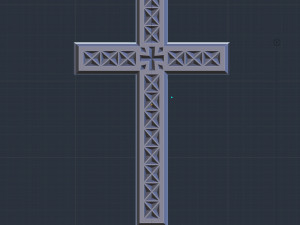 WALL CROSS 6 - 3D MODEL STL- FILES FOR CNC AND 3D PRINTER DOWNLOAD 3D Print Model