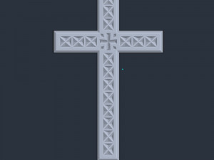 WALL CROSS 6 - 3D MODEL STL- FILES FOR CNC AND 3D PRINTER DOWNLOAD 3D Print Model