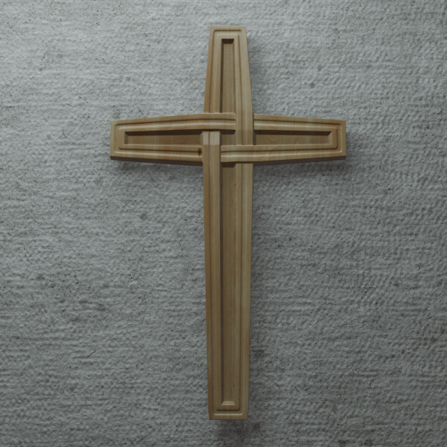 WALL CROSS 9 - 3D MODEL STL- FILES FOR CNC AND 3D PRINTER DOWNLOAD 3D-Druckmodell .c4d .max .obj .3ds .fbx .stl .blend 