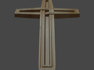 WALL CROSS 9 - 3D MODEL STL- FILES FOR CNC AND 3D PRINTER DOWNLOAD 3D-Druckmodell
