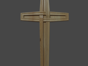 WALL CROSS 9 - 3D MODEL STL- FILES FOR CNC AND 3D PRINTER DOWNLOAD 3D-Druckmodell
