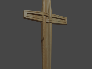 WALL CROSS 9 - 3D MODEL STL- FILES FOR CNC AND 3D PRINTER DOWNLOAD 3D-Druckmodell