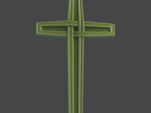WALL CROSS 9 - 3D MODEL STL- FILES FOR CNC AND 3D PRINTER DOWNLOAD 3D-Druckmodell