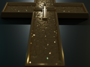 WALL CROSS 10 - 3D MODEL STL- FILES FOR CNC AND 3D PRINTER DOWNLOAD 3D Print Model