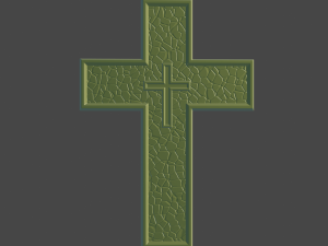 WALL CROSS 10 - 3D MODEL STL- FILES FOR CNC AND 3D PRINTER DOWNLOAD 3D Print Model