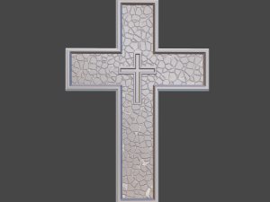 WALL CROSS 10 - 3D MODEL STL- FILES FOR CNC AND 3D PRINTER DOWNLOAD 3D Print Model