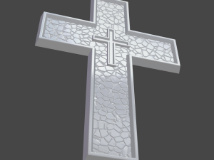 WALL CROSS 10 - 3D MODEL STL- FILES FOR CNC AND 3D PRINTER DOWNLOAD 3D Print Model