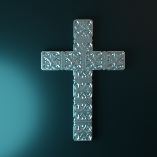WALL CROSS 11 - 3D MODEL STL- FILES FOR CNC AND 3D PRINTER DOWNLOAD 3D Baskı Modeli .c4d .max .obj .3ds .fbx .stl .blend 